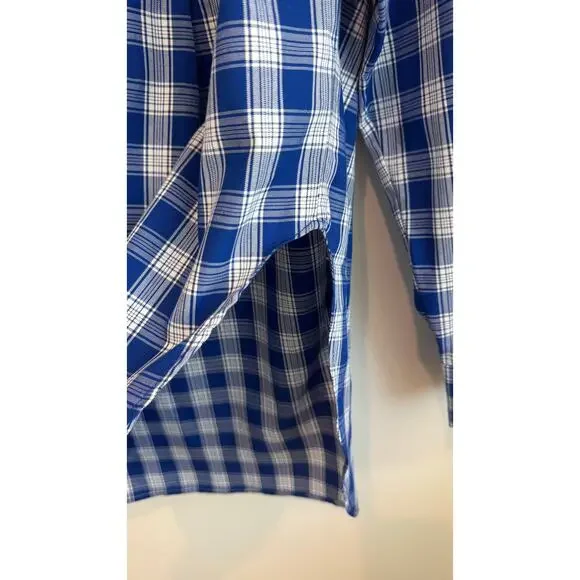 Rachel Comey Cala Top Blue Plaid Size 2 NWT - Picture 6 of 13